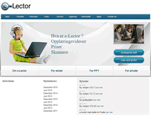 Tablet Screenshot of e-lector.com